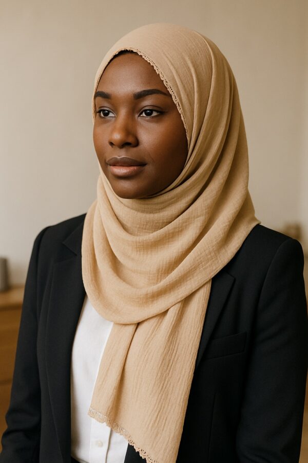 Voile Kashkha Beige – Élégance et Confort