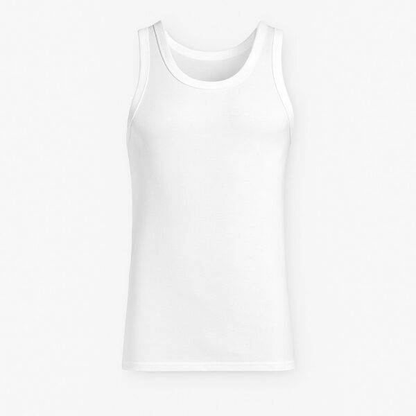 Débardeur Homme Coton Blanc – Confort & Légèreté